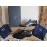 A pair of Charles Tyrwhitt gent's leather shoes with very little wear, size 11, with branded dust