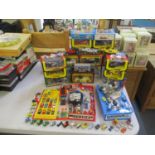 A mixed lot of toy cars to include Corgi, Matchbox and Micro Matches