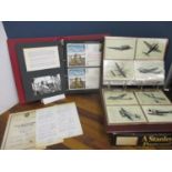 A collection of 1960s-80s RAF stamp covers, together with a Stanley Gibbons album of aeroplane