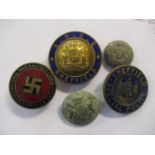 Mixed badges to include Sheffield Special Police National War Savings Committee and others