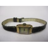 A 9ct gold ladies Lonco watch