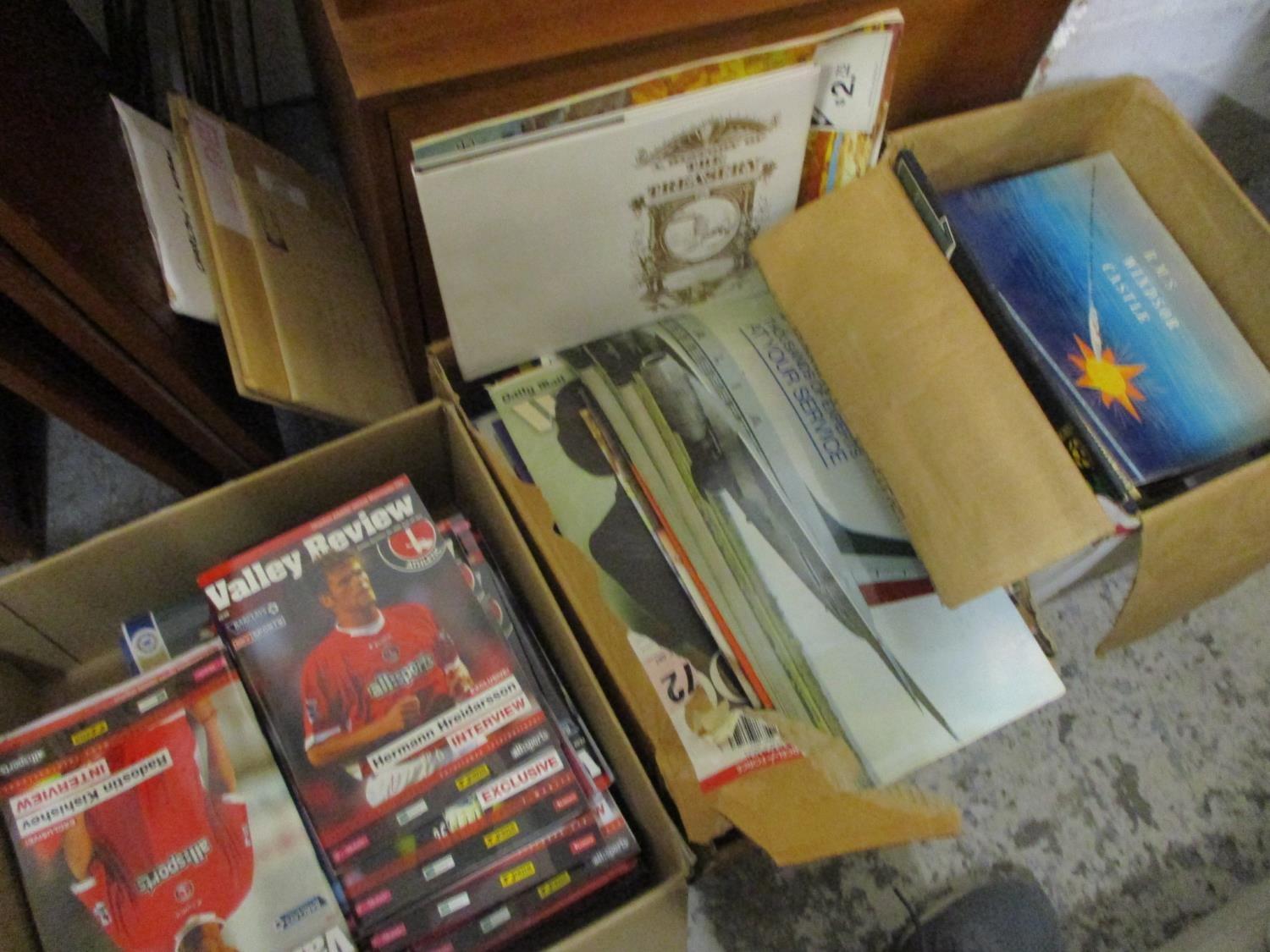 A selection of ephemera to include football magazines, newspapers and other items