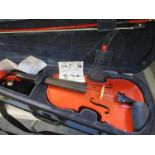 One Harlequin student violin