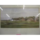 Bessie Spires - Brookenhurst, New Forest, watercolour, signed lower left hand corner, mounted in a