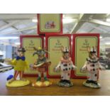 Royal Doulton Clown Bunnykins DB129, special limited edition of 250 for the London Doulton Fair,