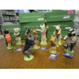 A set of Beswick pig band figurines, all with boxes (9)