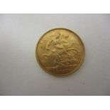 A 1912 half sovereign