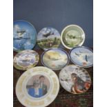 A quantity of mixed collectors wall plates, mainly Air Force related