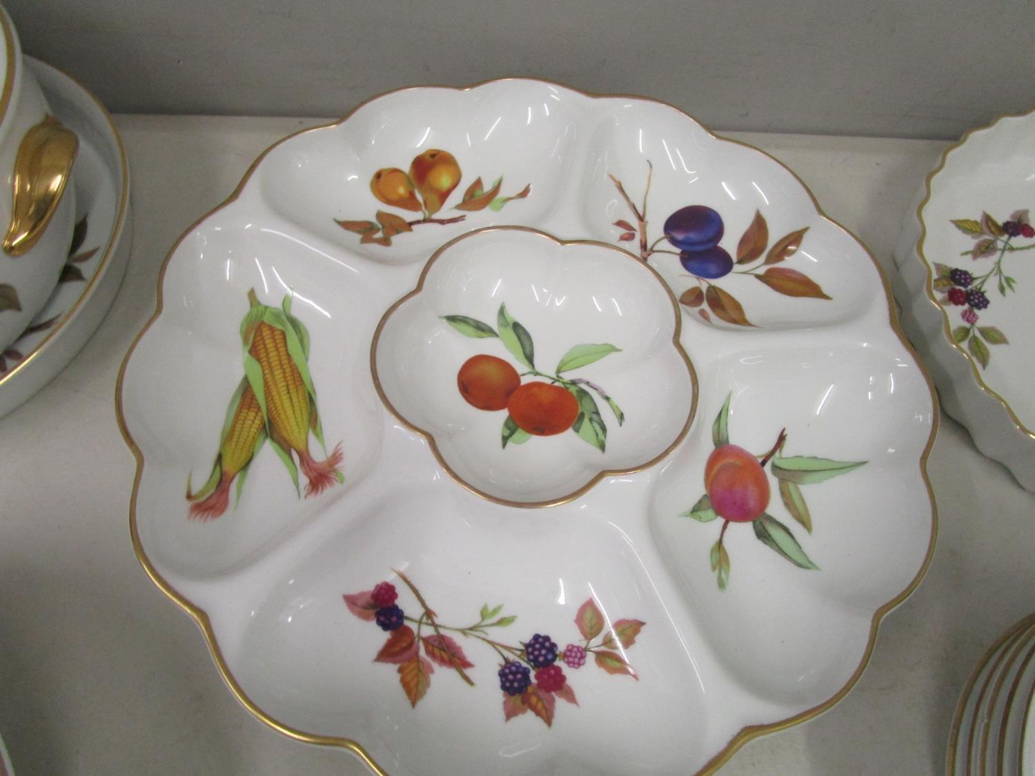 A quantity of Royal Worcester Evesham porcelain table wares and a small Portmerion vase - Image 2 of 3