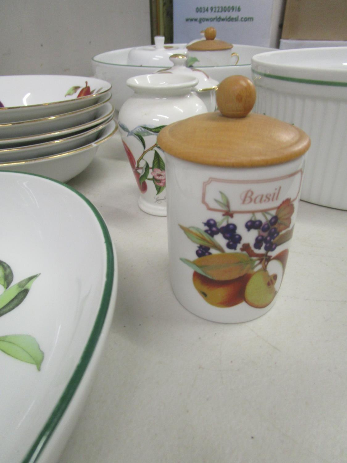 A quantity of Royal Worcester Evesham porcelain table wares and a small Portmerion vase - Image 3 of 3