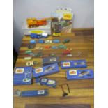 Toy trains to include a Hornby Dublo, Dinky diecast vehicles and a Dinky supertoys 20TON lorry