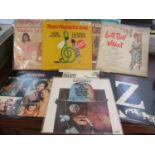 A selection of records to include Valley of the Dolls, Zacharian and others