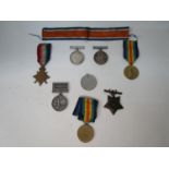 Eight Victorian, Great War commemorative and Egyptian medals, comprising of a Victorian Queen's