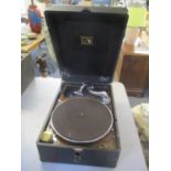 A vintage His Masters Voice gramophone