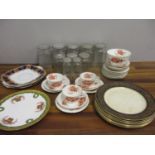 A collection of vintage 1950s glass Easiwork storage jars, together with mixed early 20th century