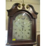 A George III long case clock with painted dial, John Mill, Montrose