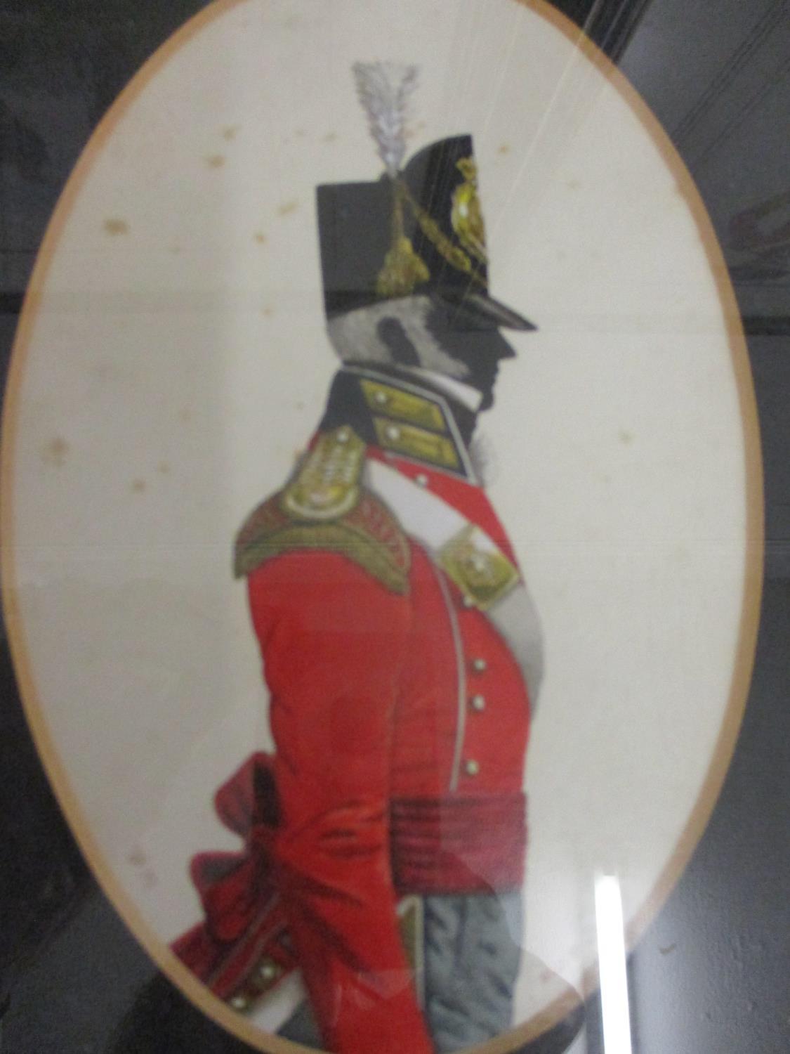 Five watercolours depicting British soldiers in uniforms, through the ages, 1790-1969 - Image 3 of 6