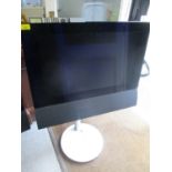 A Bang & Oluffsen Veovision 6-26" HD TV LCD with motorised stand and remote
