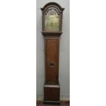 A Victorian Granddaughter clock in the style of an early 18th century long case clock. The case