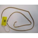 An 18ct gold, 24"chain, 16.19 gms