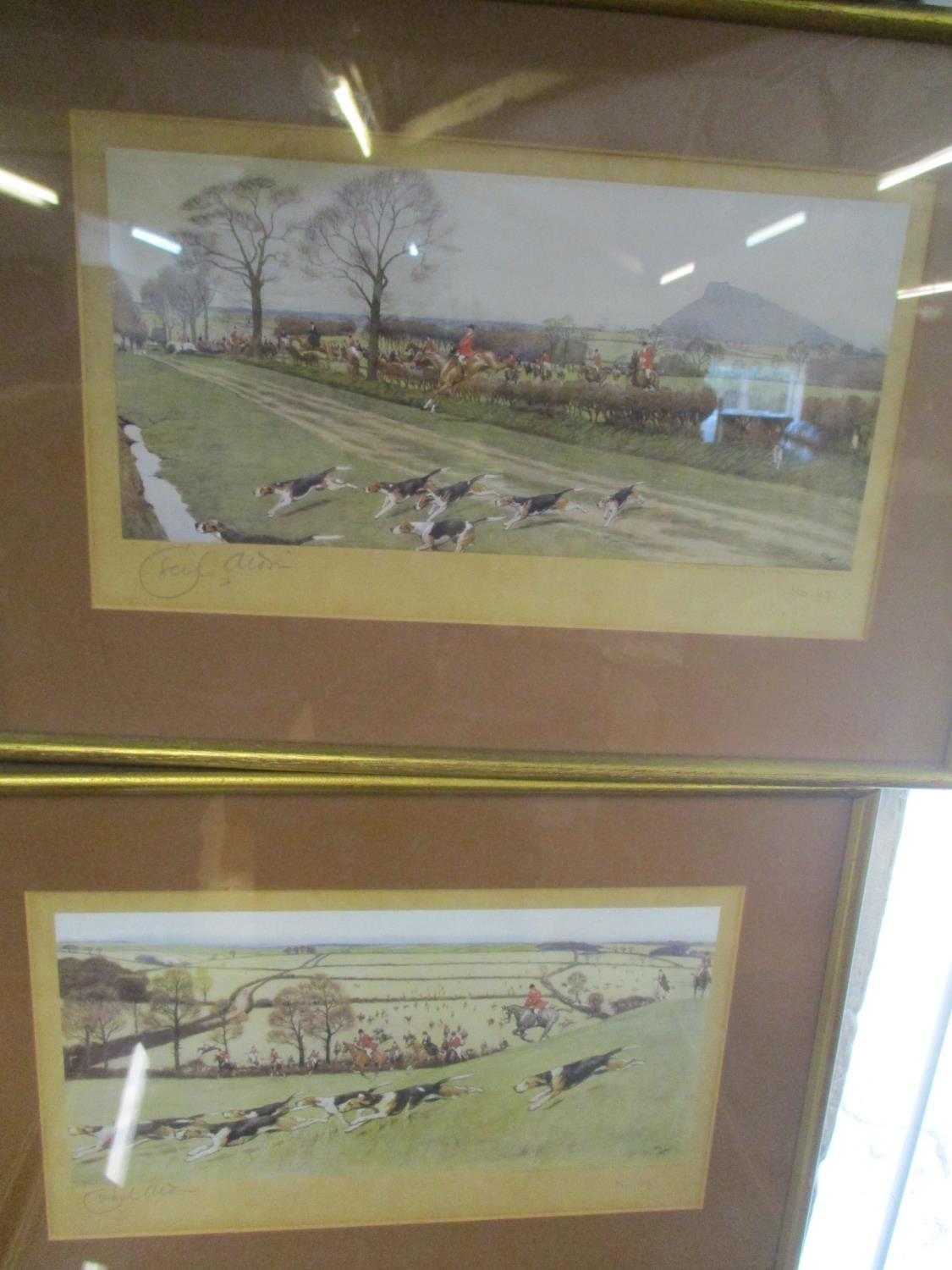 A set of Cecil Aldin signed prints depicting the hunt, published by Richard Wyman (11) - Image 3 of 4