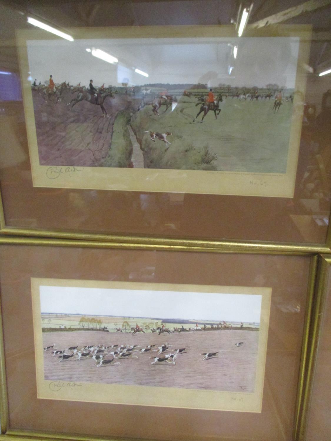 A set of Cecil Aldin signed prints depicting the hunt, published by Richard Wyman (11) - Image 2 of 4