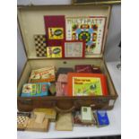 Vintage games from the mid 20th century and later to include Pegity, Keep off the Grass, packs of