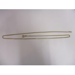 An 18ct gold neck chain, 24" long, 11.90g