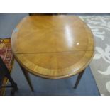 A reproduction mahogany Pembroke table and a similar two tier lamp table