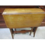 An early 20th century mahogany Sutherland table