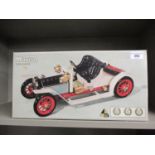 A Mamod steam roadster car, in original box