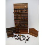 A collection of thirty five complete and component parts of other smoking pipes to include