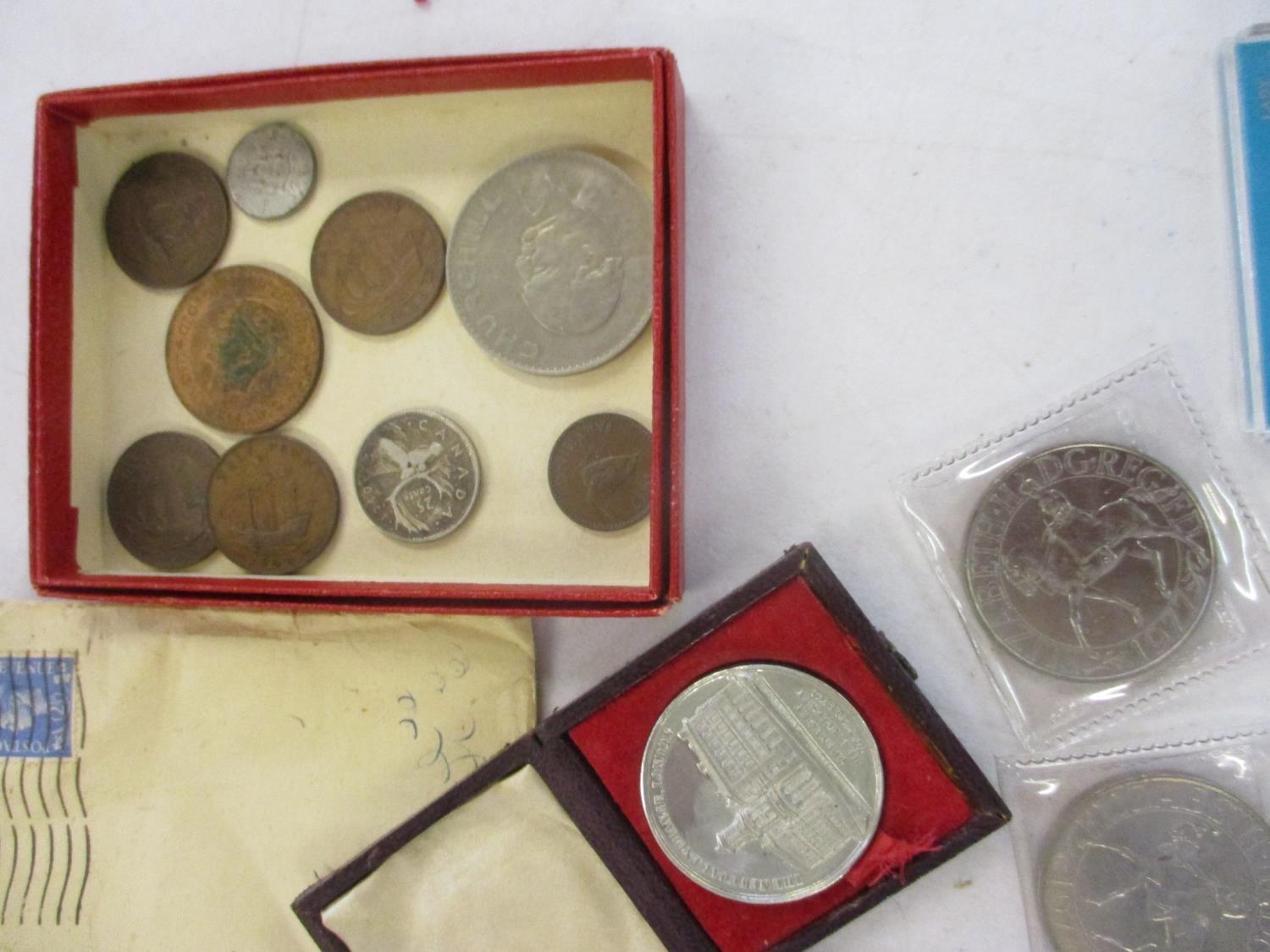 Mixed coins and loose stamps to include two commemorative decimal coin sets - Image 2 of 2