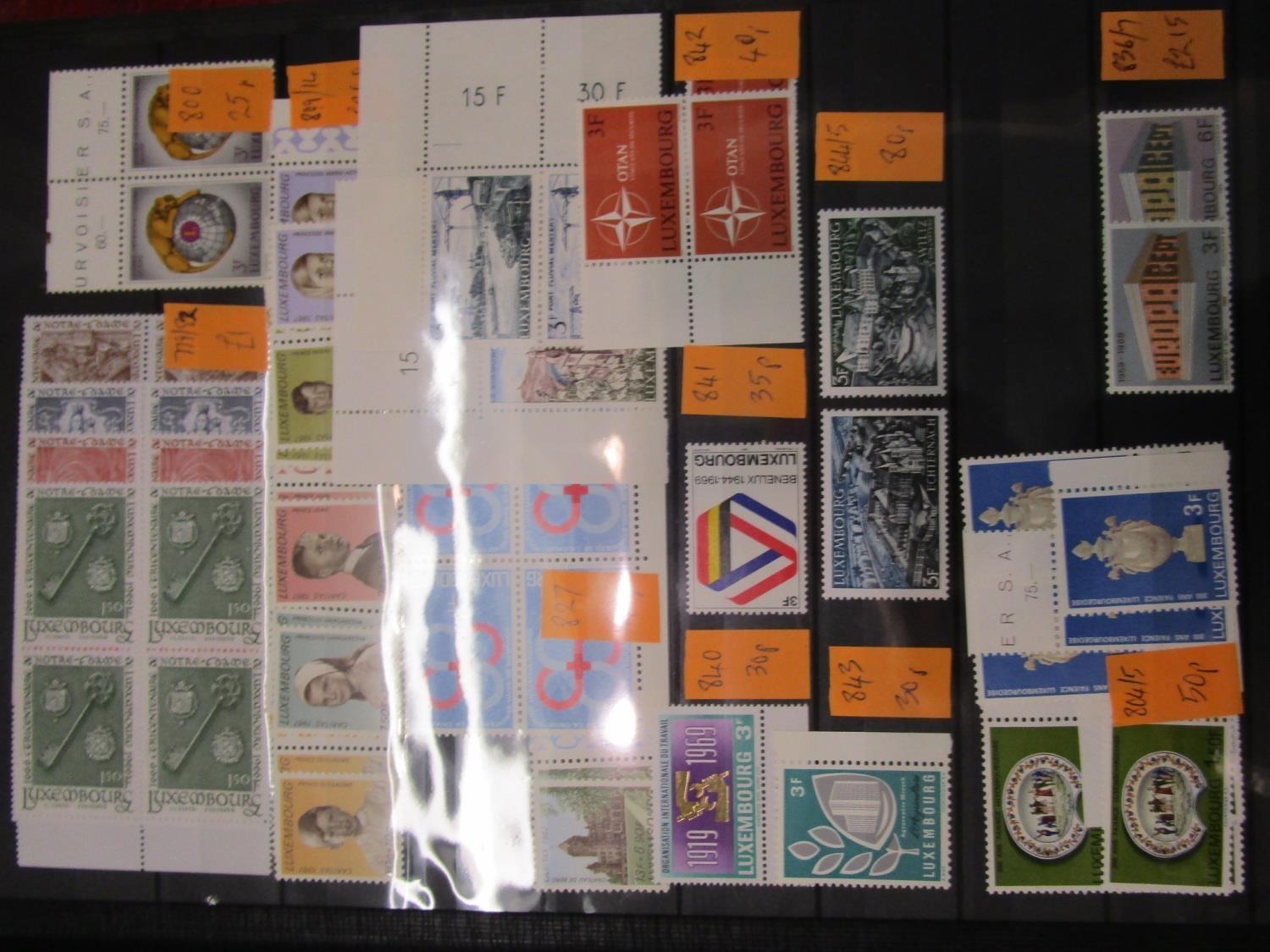 A stamp album of mainly mint unmounted stamp of Luxembourg, Liechtenstein and Andorra - Image 2 of 3