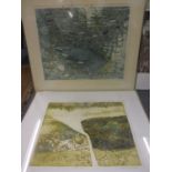 Charles Bartlett - a pair of 1960s limited edition coloured engravings, both shore related, signed