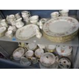 A Paragon Victoriana Rose dinner and coffee service, comprising approximately 82 pieces and other