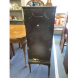 A Georgian corner cabinet 47"h