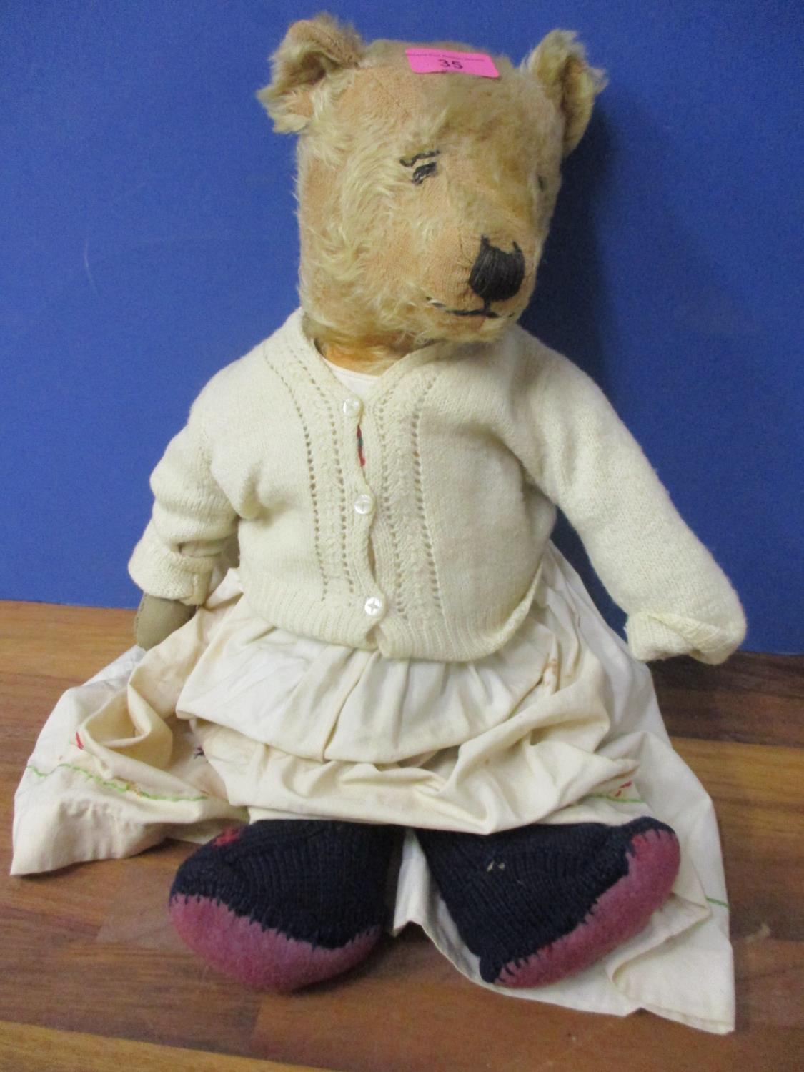 A 1930s Chiltern teddy bear A/F