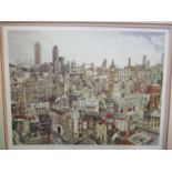 Martin Stuart Moore - signed limited edition print depicting London, numbered 152/950, signed