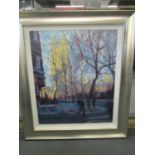 Rolf Harris - Autumn Sunlight, Westminster, limited edition print on giclee canvas, 120/175, 28 1/8"