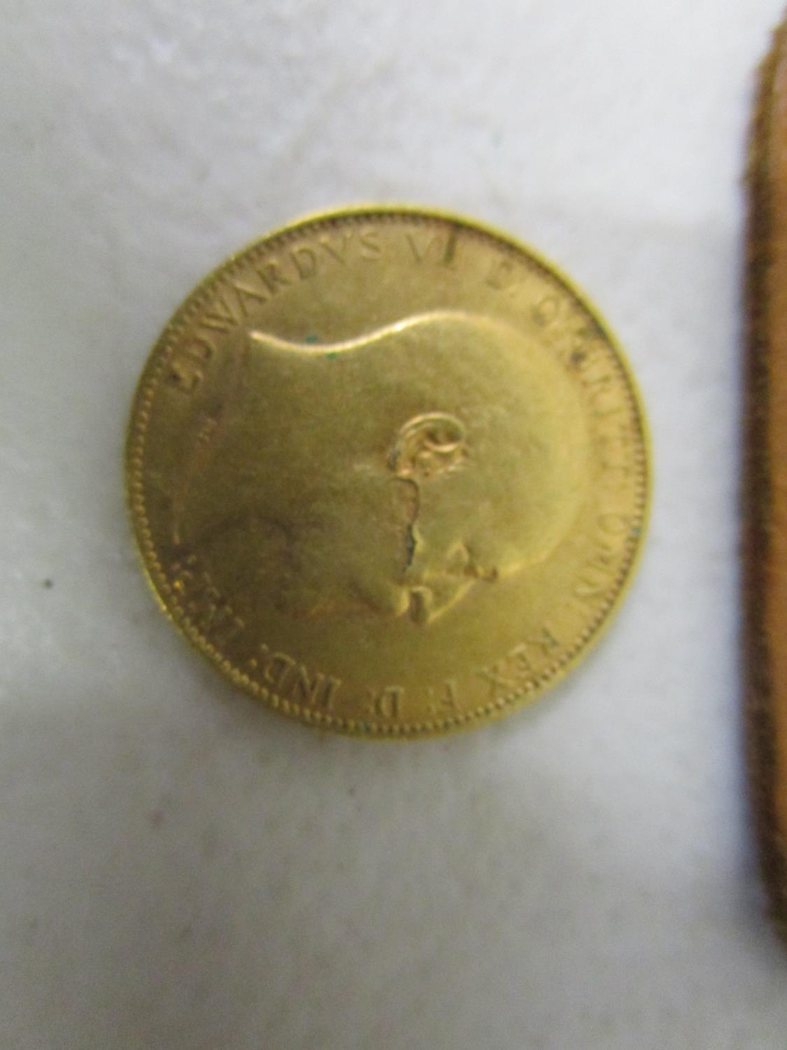 An Edward VII 1910 full gold sovereign - Image 3 of 3