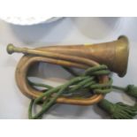 A WW1 copper bugle