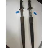 Two WWI bayonets