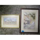 Two prints to include one depicting Alderburgh, the other Elm Hill, Norfolk