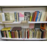 A quantity of books on poetry, plays, autobiographies and others to include a collection of John