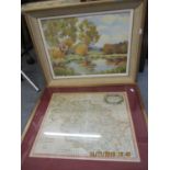 Rob Morden -a map of West Riding of Yorkshire sold by Abel Swale Aronsham & John Churchill, together