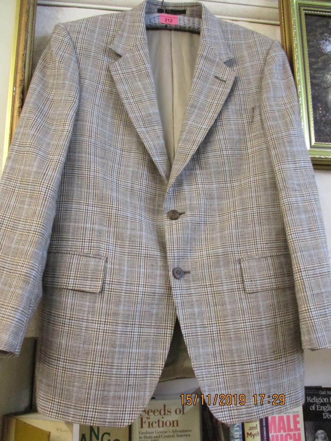A Gieves & Hawkes gents wool, silk and linen jacket, size 40 short