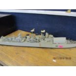 A scratch built warship A/F