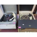 A vintage Garrard record player type SRP31C and a Garrard Hi-Fidelity record player