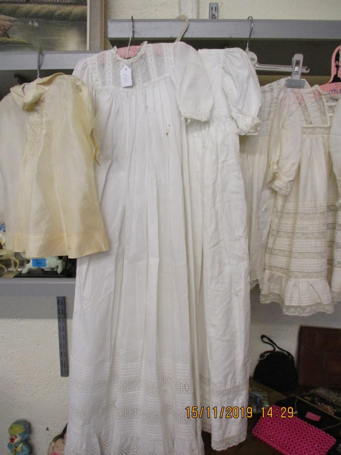 A collection of early 20th century children's clothing and later, to include christening dresses and - Image 3 of 4